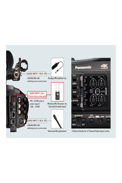 PANASONIC AG-CX370 4K HDR 10-BIT CAMCORDER 20X OPTICAL ZOOM - AG-CX370EJ