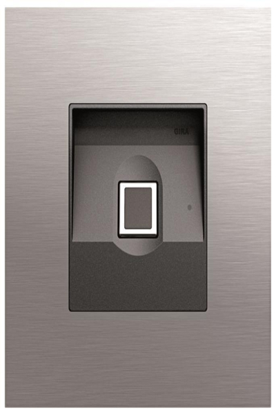 Module d'empreintes digitales GIRA Keyless In 5551920 Système 106 ES