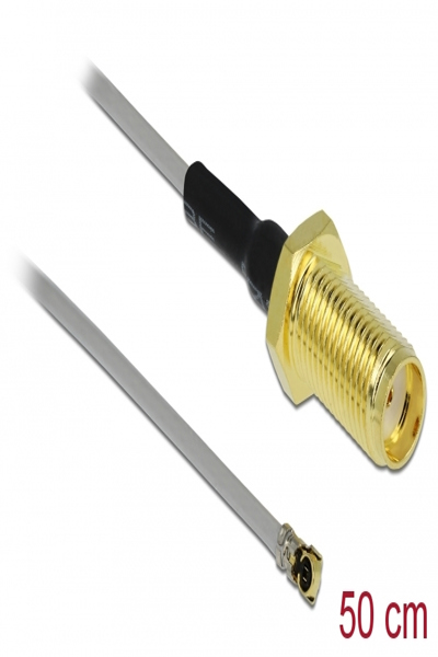 Delock Antenna cable - SMA (F) to MHF4 (M) - 90399