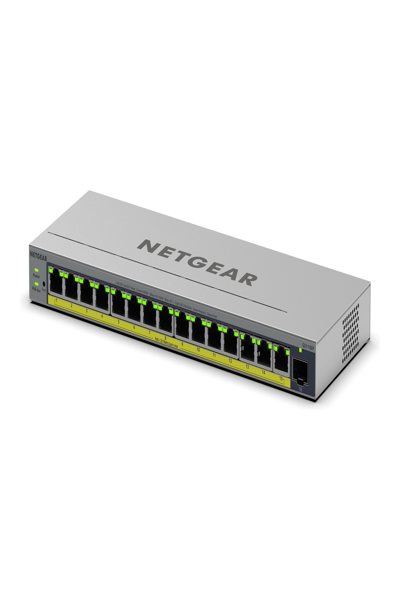 NETGEAR 16PT GB PLUS SWITCH W/POE+ GS116EP