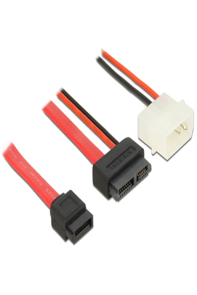 Delock SATA cable - Slimline SATA (F) to 4 PIN internal power, SATA - 84790