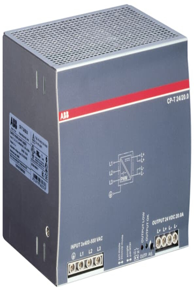 ABB CP-T 24/20.0 - Indoor - 3x400-500 V AC - 47 / 63 Hz - 500 W - 24 V - 20 A