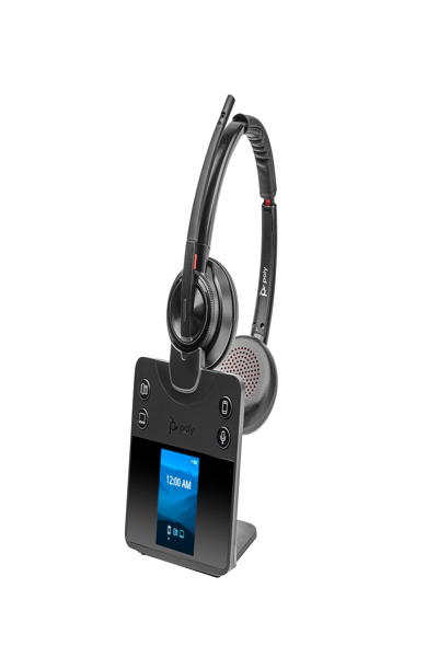 Poly Savi 8420 Office Stereo DECT Headset Black - 8L5B2AA