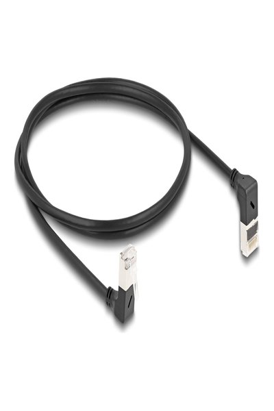Câble réseau Delock - RJ-45 (M) coudé vers le haut vers RJ-45 (M) coudé vers le bas