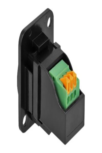 Delock D-Type Module 3.5 mm 3 pin stereo jack female to terminal block - 86732