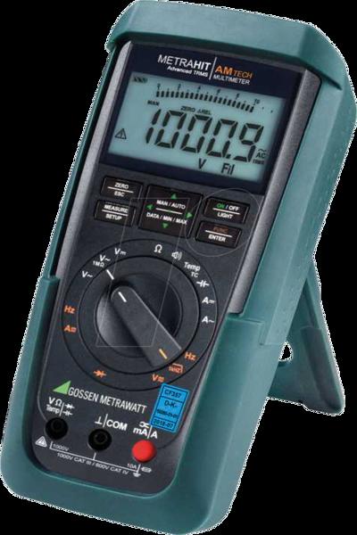 Multimètre portable GMC Instruments METRAHIT AM TECH+ GH calibré et accrédité DAkkS
