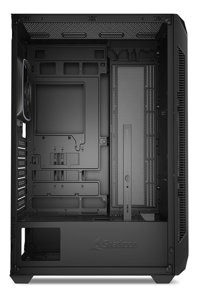 Sharkoon AK5M RGB black tempered glass