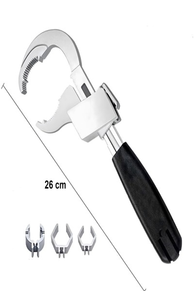 Clé à molette universelle double face Extralink 1399