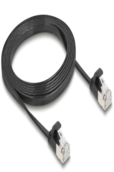 Câble patch Delock coudé RJ45 S/FTP Cat6 - Câble - Réseau