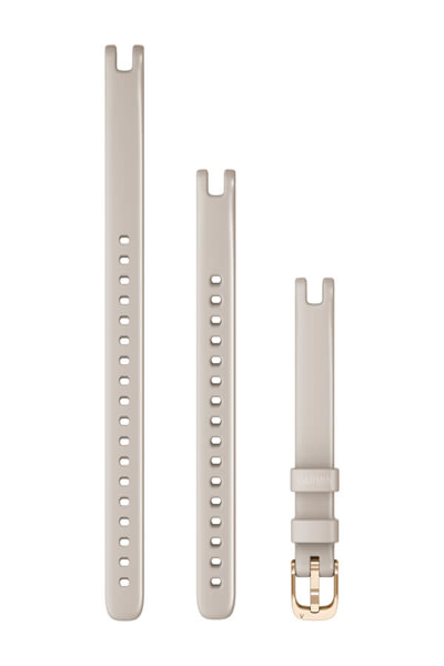 Bracelet de montre connectée Garmin Lily Bands, silicone sable
