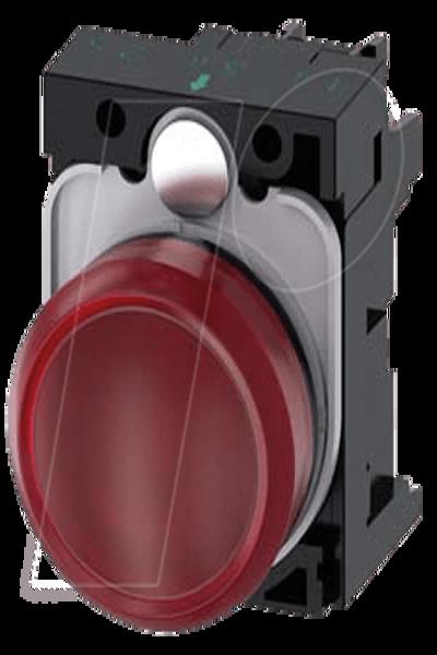 Siemens 3SU1106-6AA20 Indicator Light 22mm Red