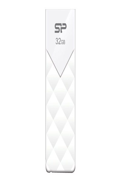 Silicon Power Ultima U03 - 32 GB - USB Type-A - 2.0 - Slide - 13 g - White - SP032GBUF2U03V1W