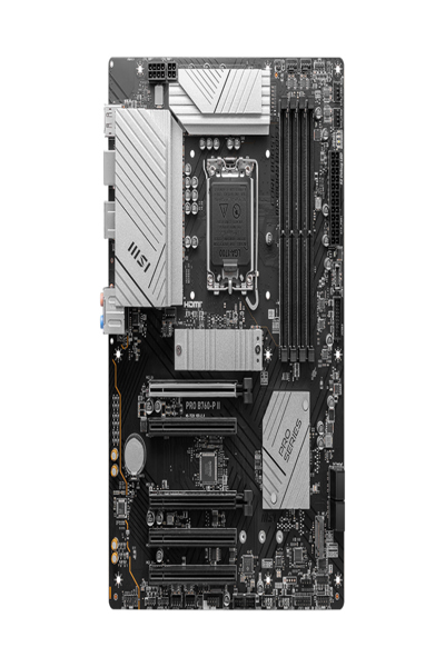 MSI PRO B760-P II moderkort 256 GB DDR5 - PRO B760-P II