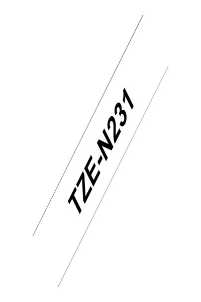 Brother TZe-N231 - Svart på vitt - TZEN231