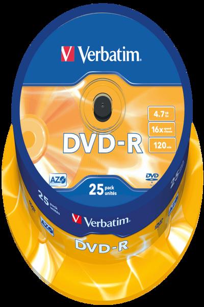 Verbatim 25x DVD-R - 4,7 GB 16x - 43522