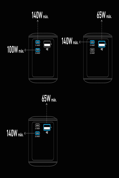 Anker Prime power bank, 27650mAh, 250W, black - A1340011