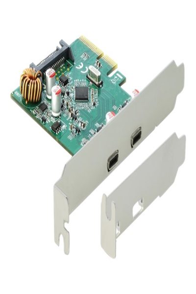 Delock PCI Express x4 Card to 2 x external SuperSpeed USB 10 Gbps (USB 3.1 Gen 2) USB Type-C female - 90397