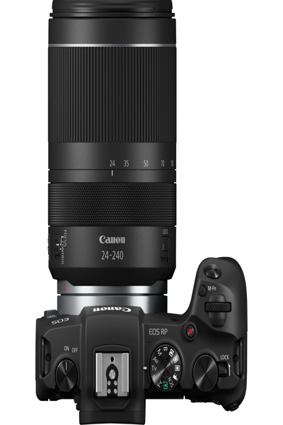 Canon EOS RP + RF 24-240mm f/4-6.3 IS USM - 26.2 MP - 6240 x 4160 pixels - CMOS - 4K Ultra HD - Touchscreen - Black - 3380C033