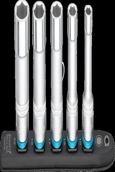 HAZET Rail 1/2" Hex Long 5 pièces