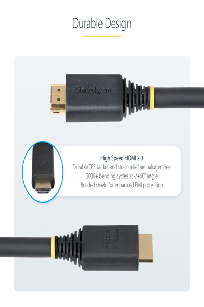 StarTech.com 15m aktiv höghastighets-HDMI-kabel - HDMI2-CABLE-4K60-15M
