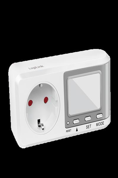 LogiLink energikostnadsmätare med CO2-utsläppskalkylator - EM0005