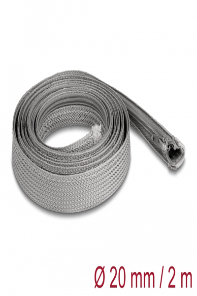 Gaine tressée Delock - diamètre 20 mm avec fermeture éclair