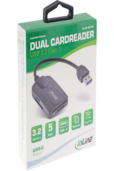 Lecteur de cartes en ligne USB 3.1 USB-A UHS-II