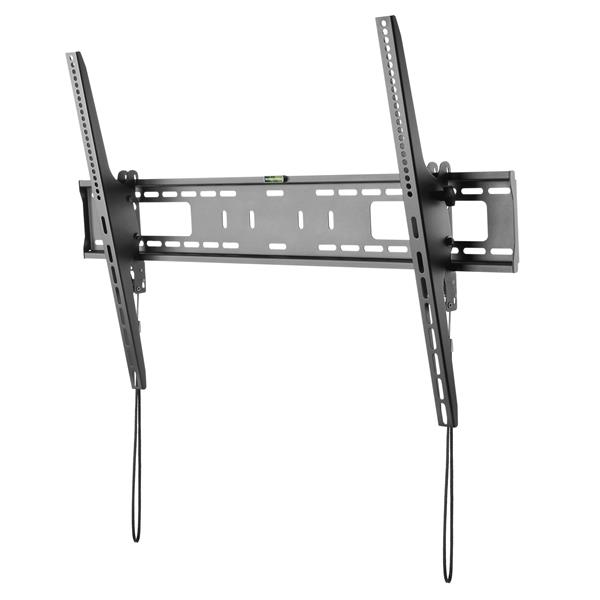 StarTech Flat Screen TV Wall Mount, Tilting - 152.40cm (60") to 254.00cm (100") TV - Steel - Wall mount for TV - Plastic, Steel - Black - Screen size: 152.4-254 cm (60"-100") - FPWTLTB1