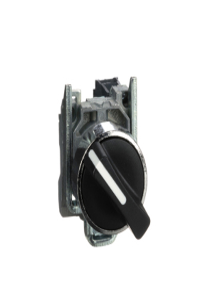Schneider XB4BD21, Interrupteur rotatif, Noir, IP67, 30 mm, 68 mm, 47 mm