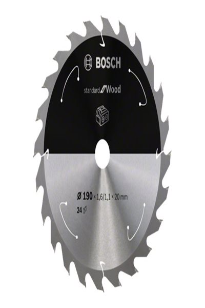 Bosch 2 608 837 704 - Hardwood - Wood - 19 cm - 2 cm - 1.1 mm - 7900 RPM - 1.6 mm