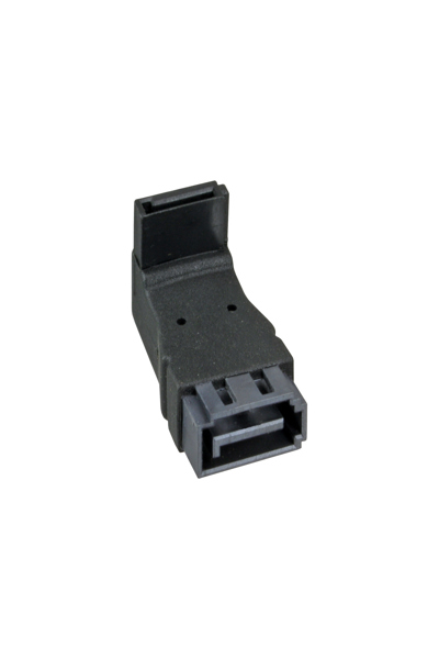 Adaptateur SATA InLine mâle/femelle coudé vers le haut