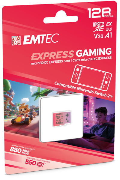 EMTEC MSD UHS-I U3 V30 A1 EXPRESS SD CARD