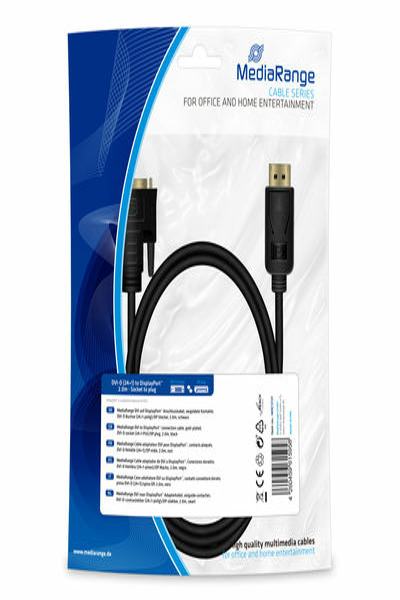 MEDIARANGE MRCS131 DisplayPort till DVI-D-kabel - MRCS131