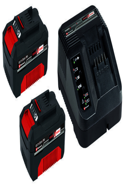 Einhell 4512098 - Batterie et chargeur - Lithium-Ion (Li-Ion) - 3 Ah - 18 V - Einhell - Noir - Rouge