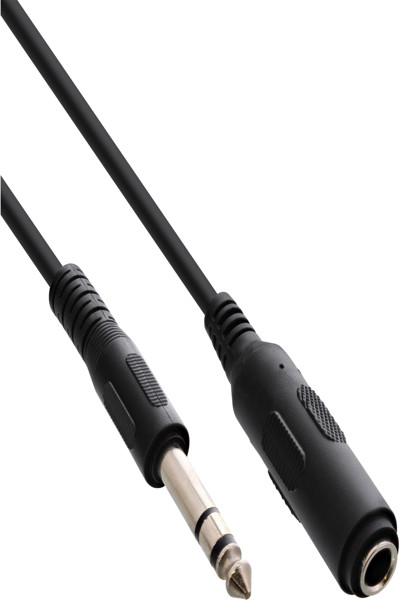 Rallonge jack stéréo 6,3 mm en ligne 5 m