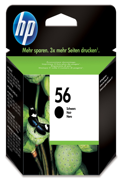 HP 56 Black Original Ink Cartridge - C6656AE#ABE
