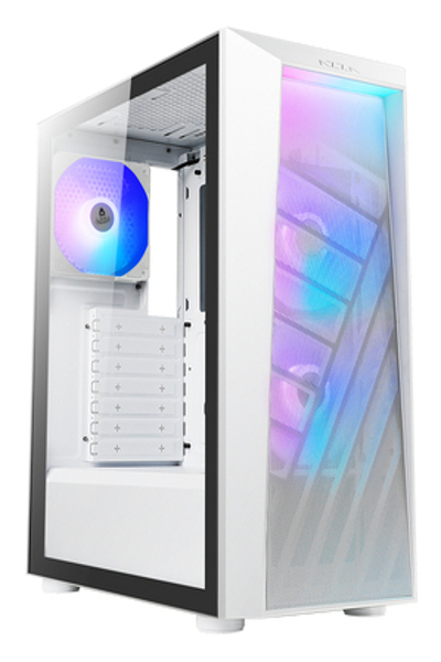 AZZA PC Gaming Case Sentinel 203A01W USB-A+C White - Mini Tower - ATX - CSAZ-203A01W