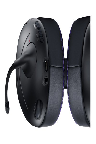 PDP Victrix Gambit Wireless Gaming Headset - Wired & Wireless - 20 - 20000 Hz - Gaming - 301 g - Headset - Black - Purple - 052-003-EU