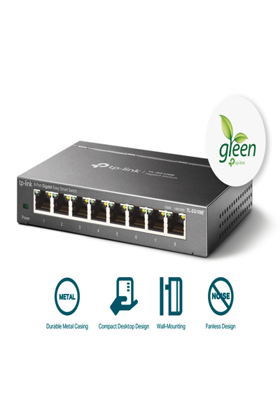 TP-LINK TL-SG108E Easy Smart 8 Gigabit Switch - TL-SG108E V5