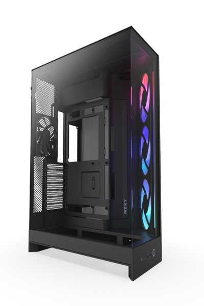 NZXT H9 Flow RGB midi tower PC black - CM-H92FB-R1
