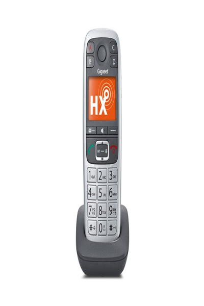 Gigaset E560HX - Analog/DECT telephone - Wireless handset - Speakerphone - 150 entries - Caller ID - Black - S30852-H2766-R101