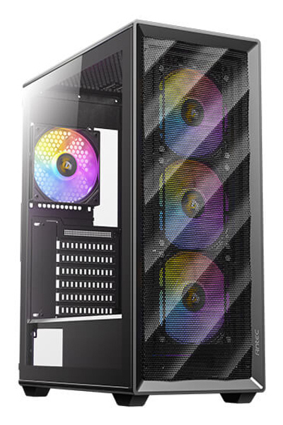 Antec AX85 ARGB Mid Tower Gaming Blue - Midi/Minitower - Mini tower - 0-761345-10173-8