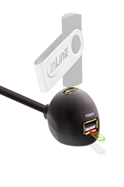 Câble USB 3.2 Gen.1 InLine avec support 2 m