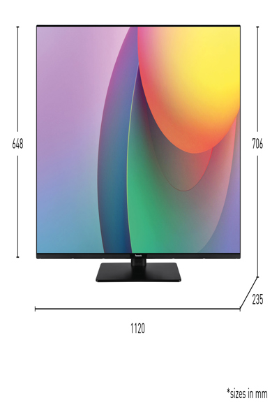 Panasonic TB-50W60AEZ, 127 cm (50"), 3840 x 2160 pixlar, LCD, Smart TV, Wi-Fi, Svart - TB-50W60AEZ