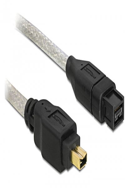 Delock IEEE 1394-kabel - FireWire 800 (hane) till 4-polig FireWire (hane) - 82594