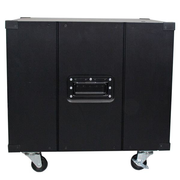 StarTech Portable Server Rack with Handles - Rolling Cabinet - 9U - Cabinet - Black - 9U - 58.4 cm (23") (RK960CP) - RK960CP