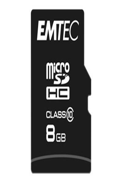 EMTEC ECMSDM8GHC10CG - 8 GB - MicroSD - Class 10 - 20 MB/s - 12 MB/s