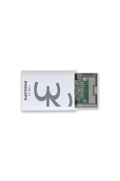 Philips Click 32GB USB Type-C 3.2 Gen 1 120MB/s Cap Transparent - FM32FD175B/00