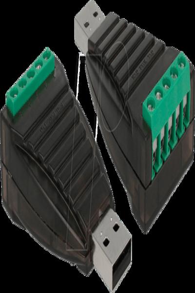 Adaptateur USB Delock - USB (M) vers bornier à 5 broches