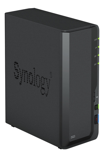 SYNOLOGY DISKSTATION DS223 2 BAY NAS SERVER - DS223 & WD80EFPX